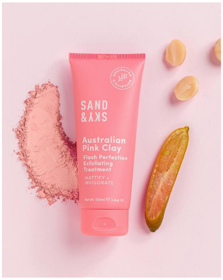 SAND & SKY – Australian Pink Clay Flash Perfection Exfoliator