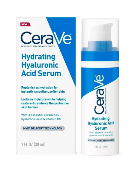 CERAVE –  Hydrating Hyaluronic Acid Serum